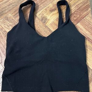lululemon Align Black Crop Top